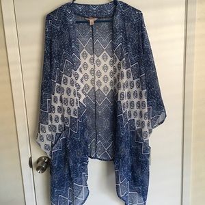 Flowy blue cardigan